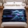 Other Similar Designs Theme Soft Blanket Personalized Custom Name Text Print Warm Blanket Home Sofa Bedroom Decor