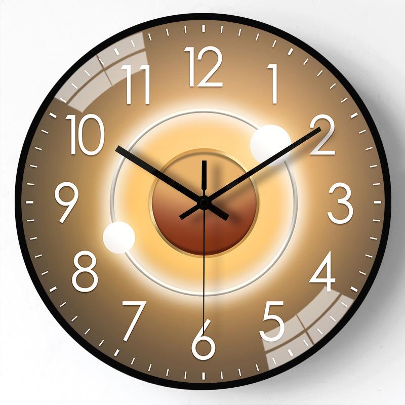 12-Inch Minimalist Light Luxury Wall Clock - Silent Decorative Clock for Home, Living Room or Bedroom