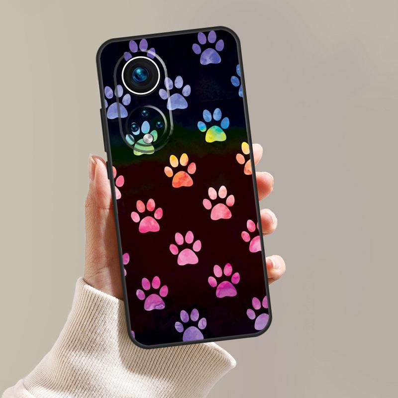 

Чехол Акварельные Следы Лап Для Honor Magic 5 6 7 8 Pro 200 400 Lite 50 70 90 Win RT X8c X8b X9a X9b X9c X9d Чехол Honor Magic5 Lite