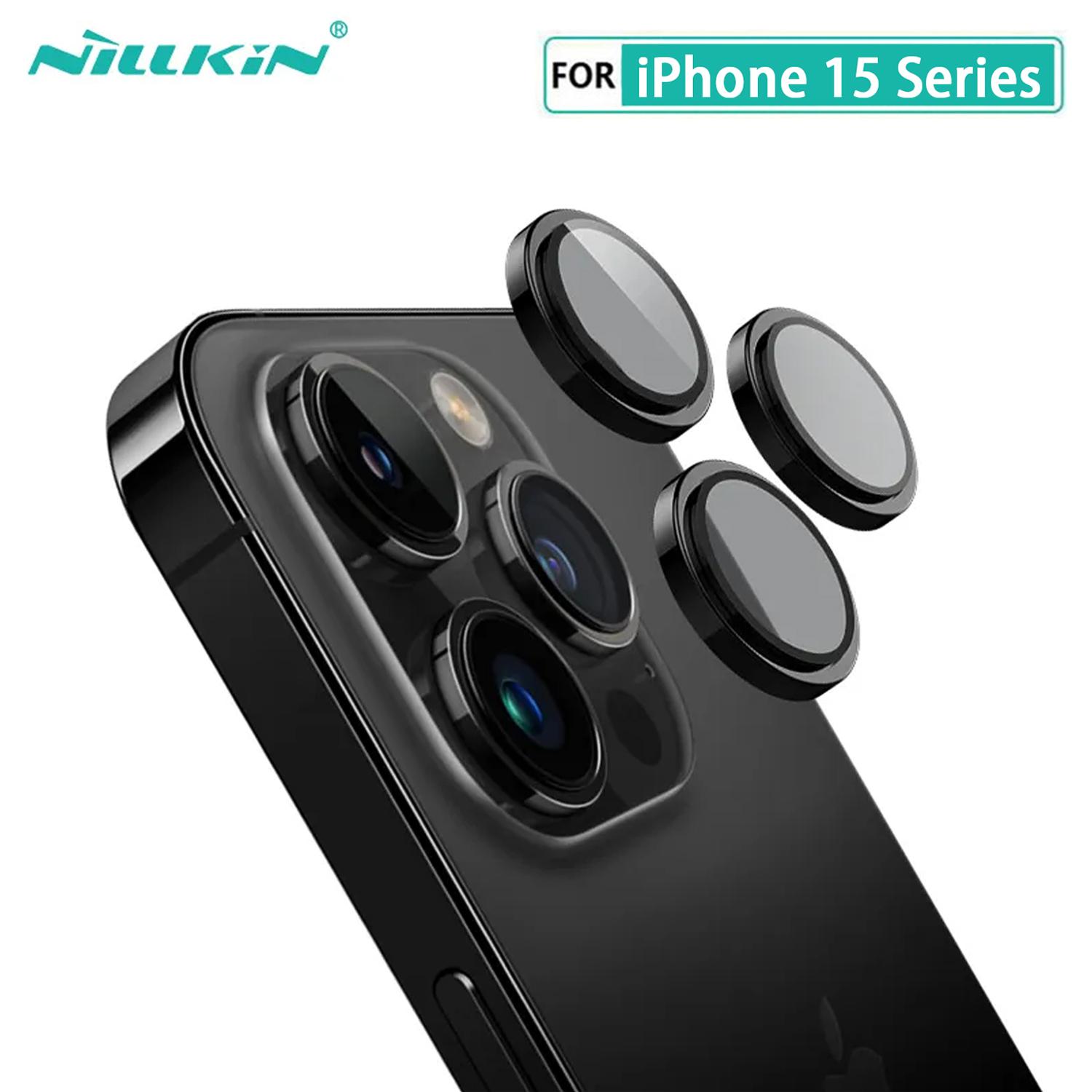 

NILLKIN для iPhone 15 Pro Max Защитная пленка для объектива камеры Водонепроницаемое полное покрытие закаленное стекло для iPhone 15 Plus
