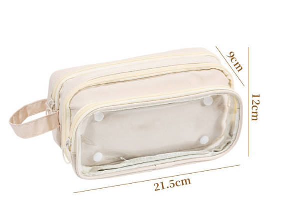 Großes Federmäppchen, Schreibwarentasche für Schule und