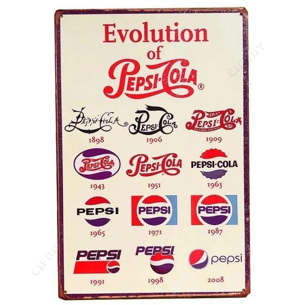 Retro Metal Tin Sign Cola Bar Decor 20x30 cm Wall Art