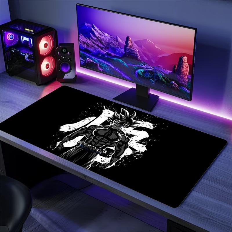 Dragon Ball Characters Print  Cushion Non-slip Laptop Tablet Big Mousepad XXL Mat Mini PC Playmat With Lock edge