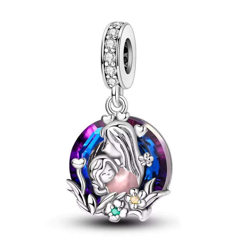 Copper Metal Star Moon Sun Couple Magic Tarot Charm Bead Component Tree of Life Angel Star Bead Components Compatible With Authentic Original