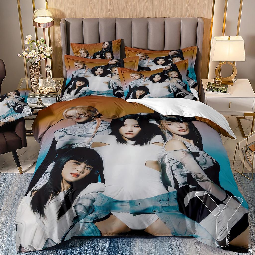 Girl Group Gidle Bedding Sets Duvet Cover Pillowcase Adult Boy Girl Bedroom Decoration Children Gift Single Double Size