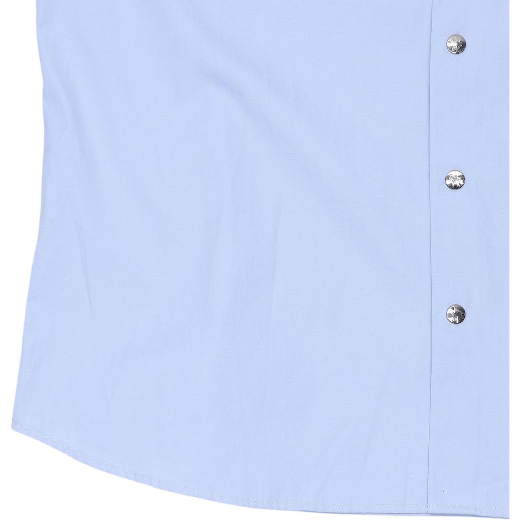 Moncler Simple Casual Versatile Pointed Collar Long Sleeve Shirt Men shirts G20912F0000328144710