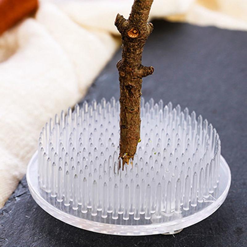 Plastic Flower Frogs Clear Round Flower Pin Frog Holders For Flower Arrangements Flower Arrangement Pin Garden Watering Wand