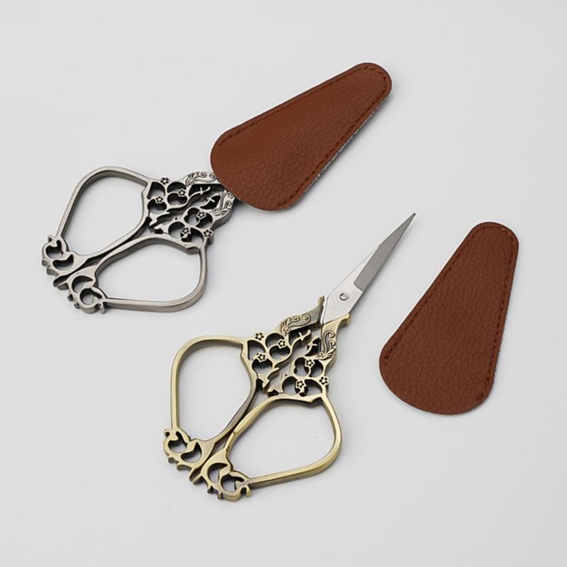 Multi-purpose Scissors Pu Leather Cover Lightweight Portable Scissors Sheath Waterproof Trimming Beauty Tools Protector