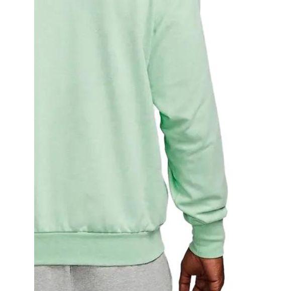 Nike Solid Color Casual Sports Crew Neck Pullover Long Sleeve Sweatshirt Men Sweatshirt Green DQ5821-308