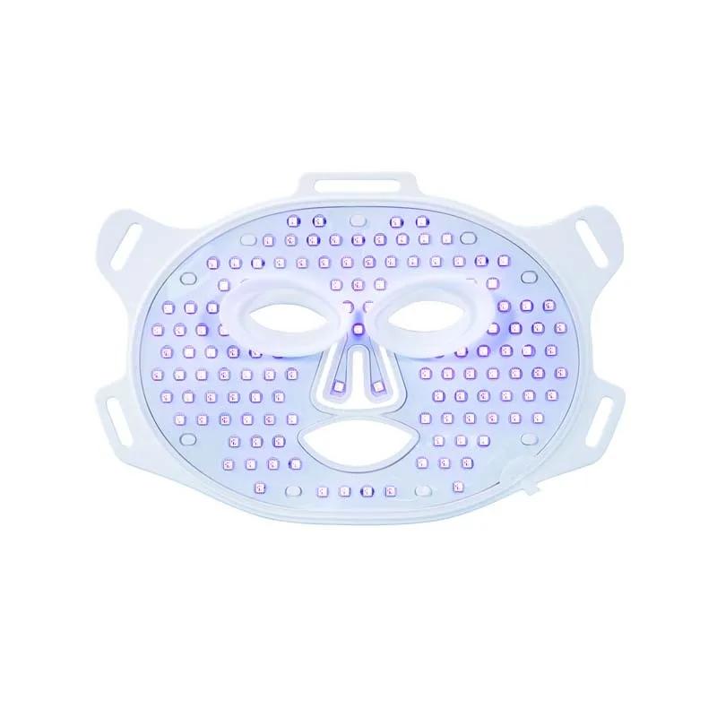 Yoghi - Lune De Soie White - Masque Facial Led - 4 Longueurs D'onde - Télécommande