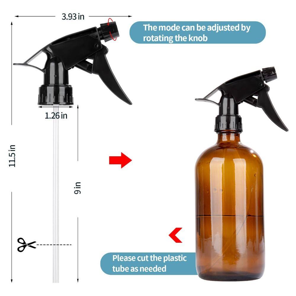 4pcs Leak Proof Mist Water Bottle Spray Nozzle Replaceable Sprayer for Bottles