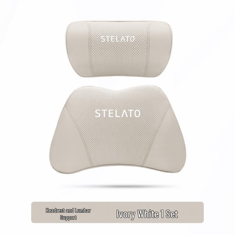 Xiangjie S9 Car All-Season Headrest and Suede Neck & Waist Support Pillow