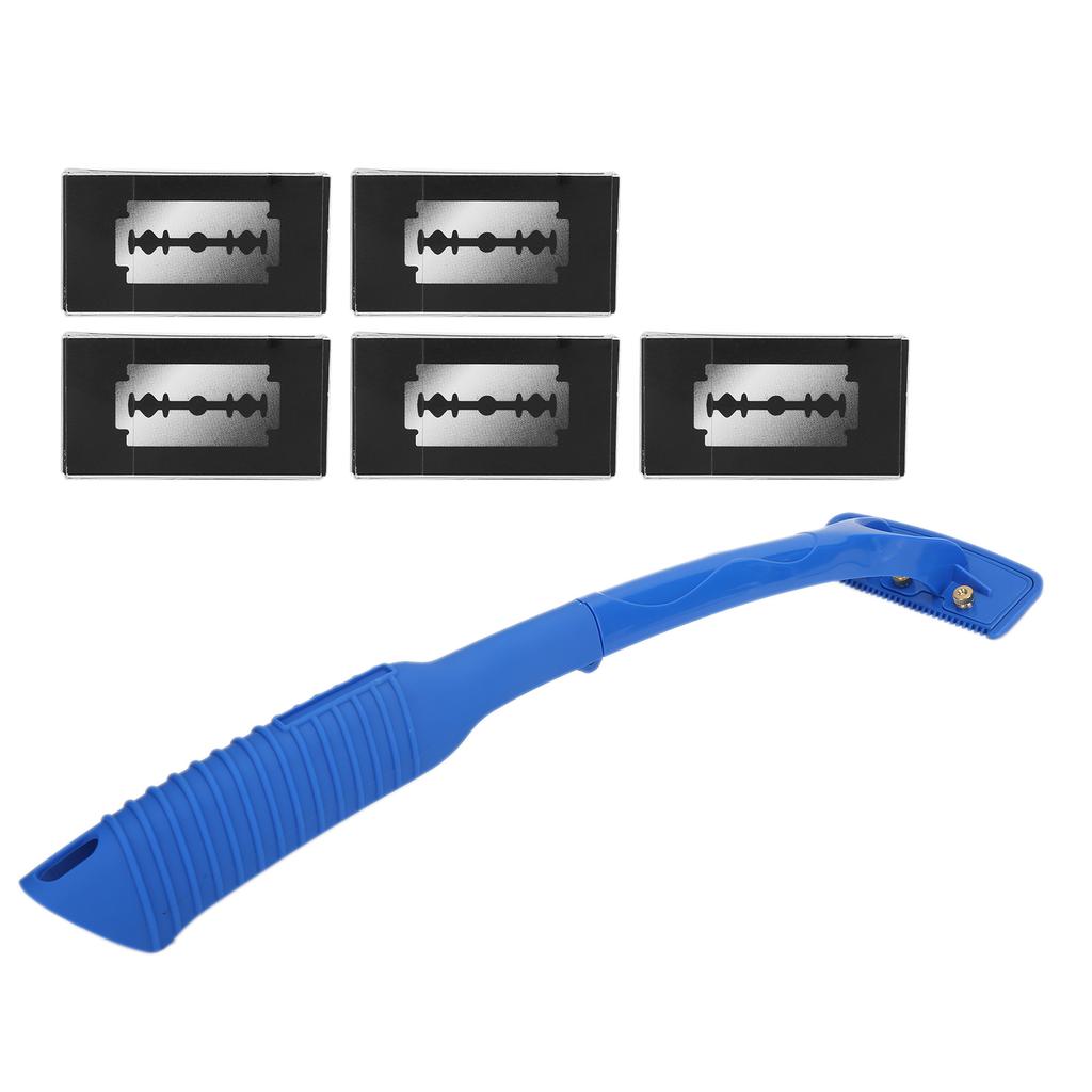 Men's Foldable Back Hair Shaver Safety Body Hair Razor Plastic Back Hair Removal Tool