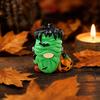 Halloween Kabouter Beeldje, Kleine Hars Pompoen Kabouter Standbeeld, Tovenaar Heks Kabouter Ornament voor Huis, Tuin, Gelaagde Dienblad, Tafelblad Decoratie