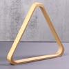 Pool Balls Holder Solid Wood Billiard Triangle 57mm American Size Durable Ball Rack for Professional and Home Pool Tables