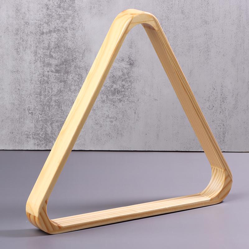 Pool Balls Holder Solid Wood Billiard Triangle 57mm American Size Durable Ball Rack for Professional and Home Pool Tables