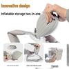 Hozone Portable Inflatable Neck Pillow & Blackout Eye Mask Travel Set