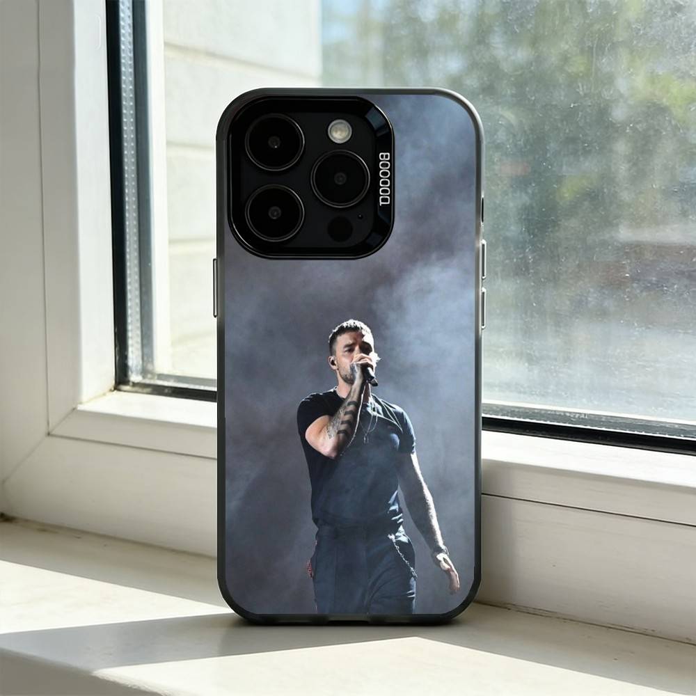 S-Singer L-Liam Payne Phone Case For iPhone 17,16,15,14,13,12,11 Plus,Pro Max,XS,Colorful Silver Phone Case Funda Cover