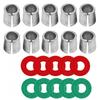 1/5 Sets Car Battery Terminals Converters Post Adapters Battery Negative Terminal Adapter Positive Post Shim Converters