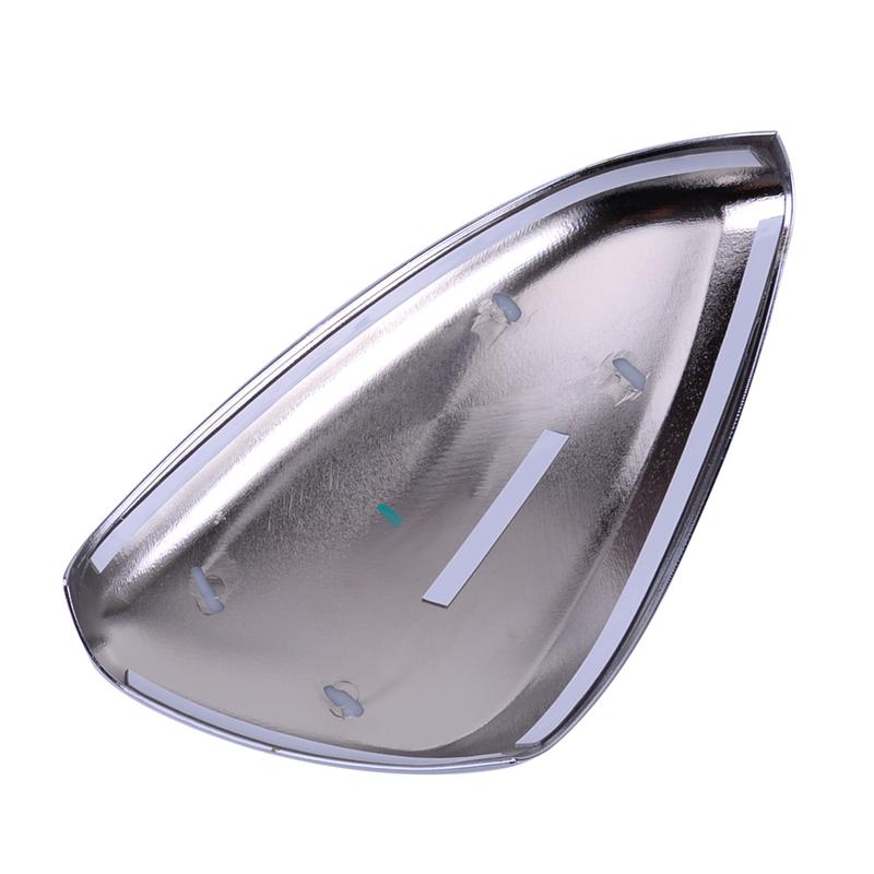 2pcs Chrome Car Plated Side Rearview Mirror Cover Trim Silver ABS Fit For Peugeot 2008 208 2013 2014 2015 2016 2017 2017