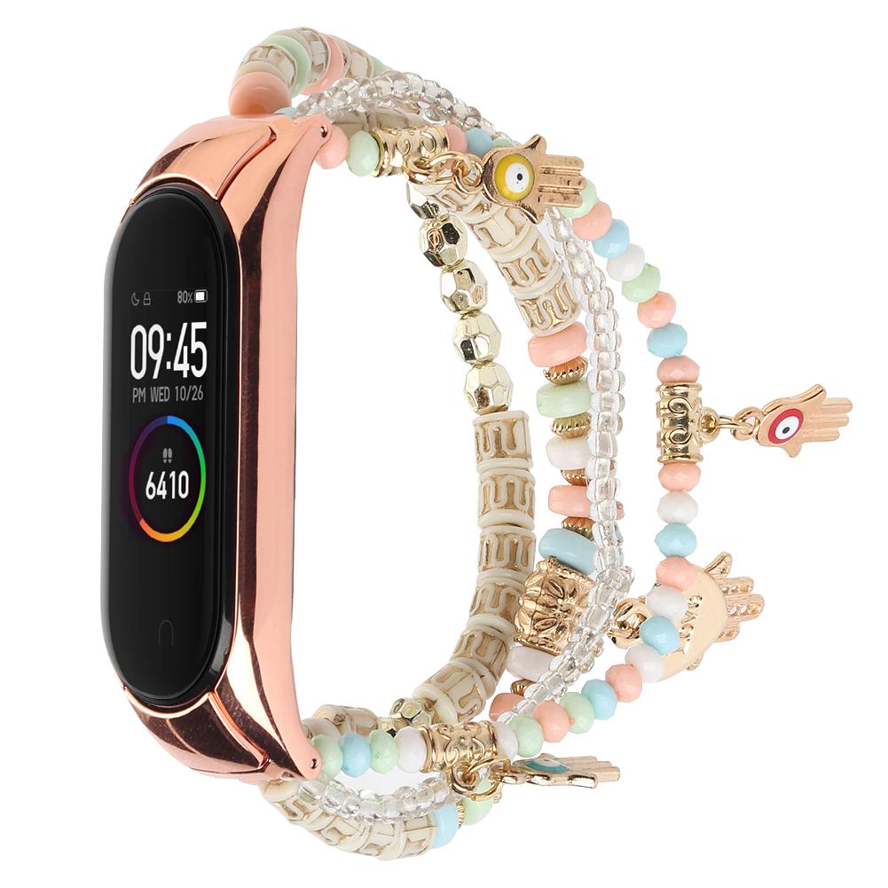 

Женский ювелирный ремешок для Xiaomi Mi Band Series 7 6 5, изысканный сменный браслет-браслет для Xiaomi Mi Band 4 3, ремешок