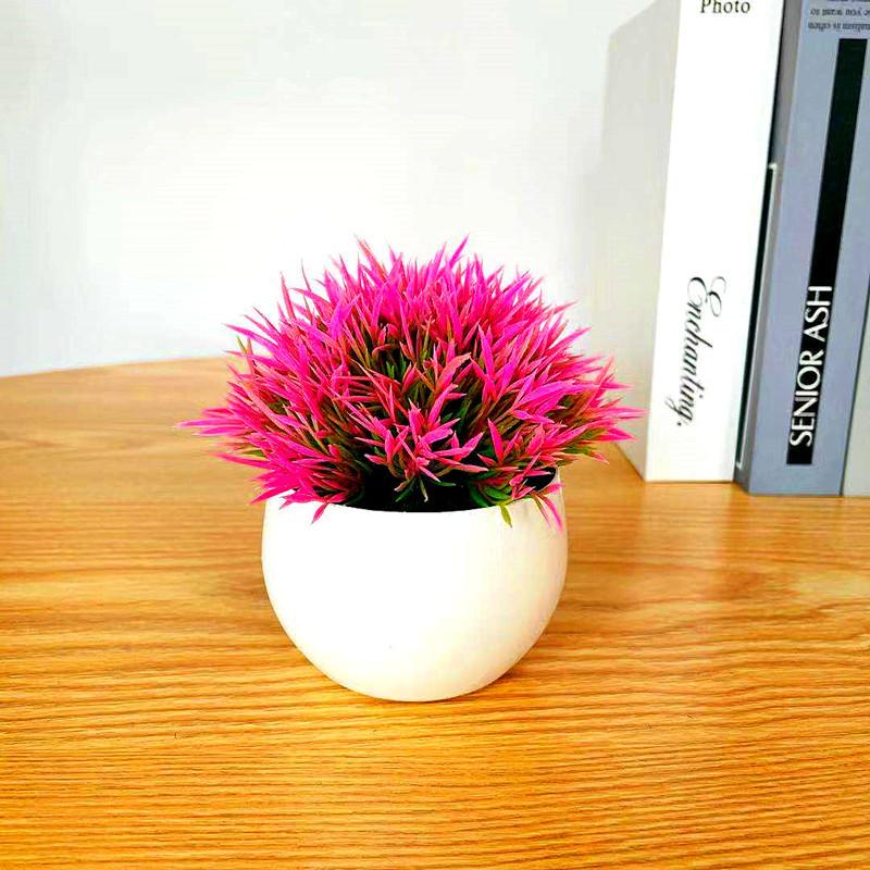 

Faux Pteris Cretica Botanica Potted Plant For Office And Living Decor Space Pink Grass