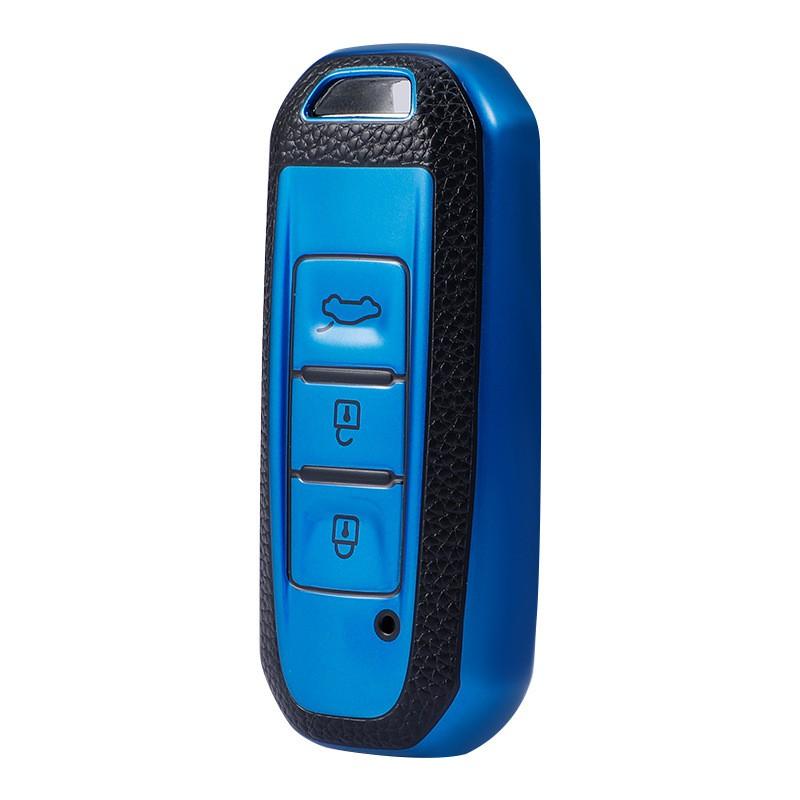 TPU Car Key Cover Baojun 510 730 310W E100 E200 530 630 360 560 Slim Protective Case In Aurora Blue Green Red