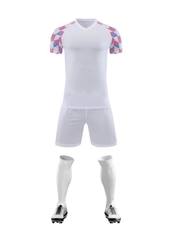 Short Sleeve Football Suit Men's and Women's Adults Children's Breathable Quick-Drying Training Sports Suit Football Suit
