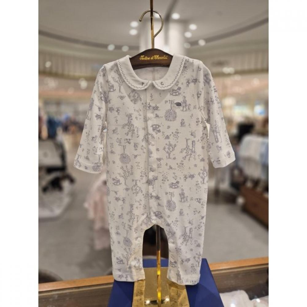 Aesop Chocolate Newborn Gift Bodysuit + Baby Gown + Hat 3 Piece Set  Tnprqx071na