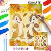 Chip 'n Dale Oil Painting Painting Art Handmade Diy Painting Home Decoration Gift