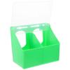 Plastic Feeder Durable Multi-function Bird Supply Cup Accessory Quail Household Pet Food Box Easy Install Practical Safe