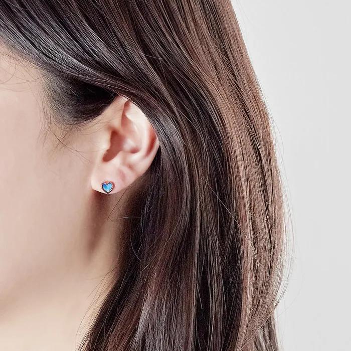 Heart Mother-of-Pearl Earrings PYBE0165