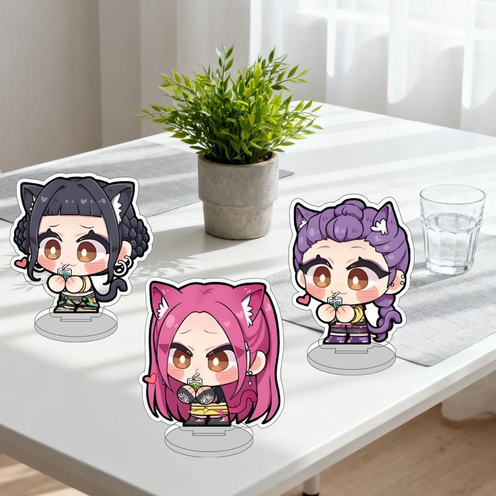 1-Piece Of K-POP Anime 10CM 2D Acrylic Stand Decoration For Bedroom, Living Room, Kitchen, Desk Decoration The Perfect Gift