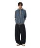 Openyard(Oy) Check Hooded Windbreaker - Navy