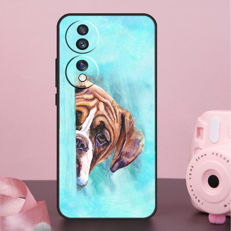Boxer Dog Case For Honor Magic 6 Pro 5 Lite 50 70 90 Lite X7 X8 X9 X6a X7a X8a X9a X8b X9b Back Cover