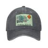 Trash Truck Cartoon Netflix Washed Denim Cap Casual Baseball Caps Adjustable Hat Summer Unisex Baseball Hats