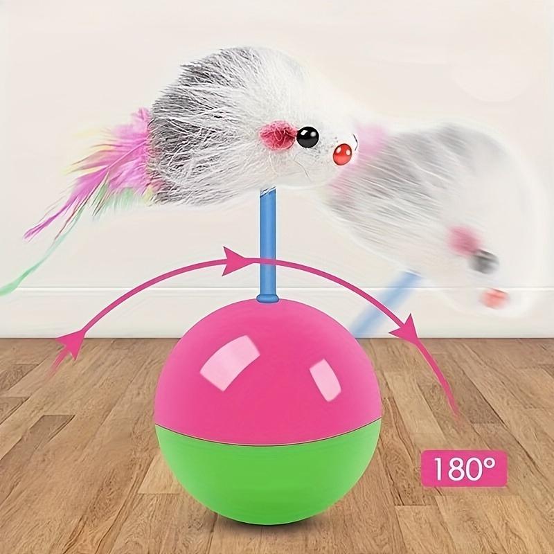 2pcs Cat Toys Set Mouse Not Tumbler Fun Teasing Cats and Dogs Self High Toys Pet Supplies Toys Teasing Cat Toys Interactive