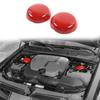 2x Red Engine Compartment Suspension Trim Cover For Dodge Challenger/Charger 09+