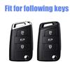 Styling Mouldings 1set Alloy Style Car Key Case Cover Shell Fob For VW Volkswagen Golf 7 MK7 Tiguan MK2 For SEAT Ateca Leon FR 2