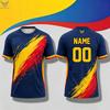 2026 New Colombia Custom Name Number Soccer Jersey Men's Outdoor Sports Quick Dry Breathable T-Shirt Unisex Casual O-neck Tops