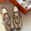 Sheepskin Retro Hollow Casual Sports Shoes Summer Woven Non-slip Mesh Breathable Flat-bottomed Forrest Gump Shoes Women's Training Shoes