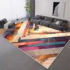 Tappeto Geometrico Moderno per Soggiorno Decorazione Casa Nordica Tappeto a Pelo Corto Antiscivolo 200x300 Cm Camera da Letto Tappetino Pieghevole per Divano