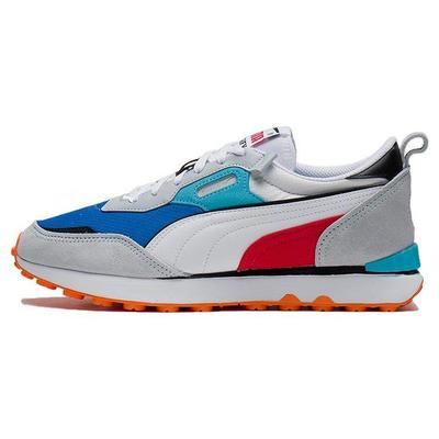 Scarpe da ginnastica casual Rider FV Future Vintage Unisex Bianche Blu Reale Basse 387672-10