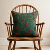 Washable Christmas Throw Pillow Cover 3D Embroidered Pattern Sofa Pillowcase Pillowslip  Bedroom