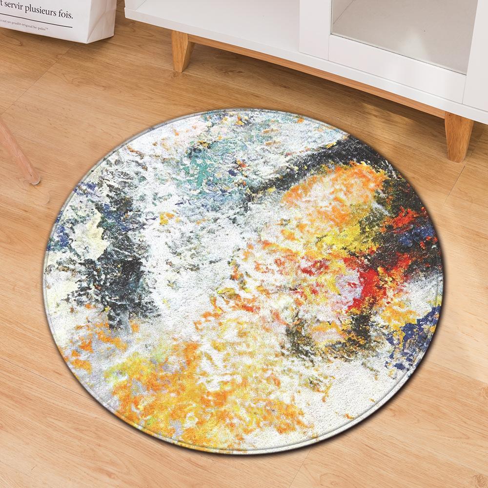 Simple Printed Carpet Computer Chair Mat Office Chair Floor Mat Door Mat Foot Mat