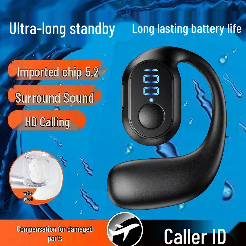 New 2024 Over-Ear Bone Conduction Bluetooth Headphones - 30 Hours Continuous Listening