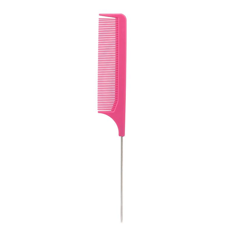 1 Professional Pointed Tail Comb Hair Salon Stainless Steel Comb Anti-static Dyeing Comb Styling Tool Special for Real Hair Wigs