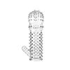 Faux Crystal Penis Sleeve Men Penis Touch-Real Cover Cock Enlargement Dick Extender Forbedret intimitet Sexprodukt