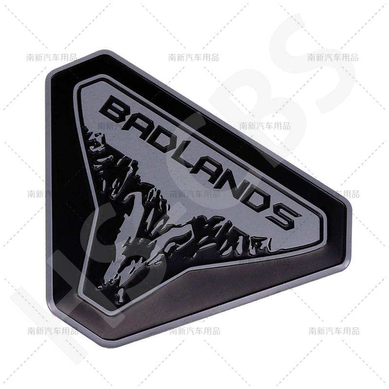 3D Aluminium Badlands Autoaufkleber Heckklappenaufkleber Abzeichen Emblem Autokarosserie Dekorativer Aufkleber Außenzubehör