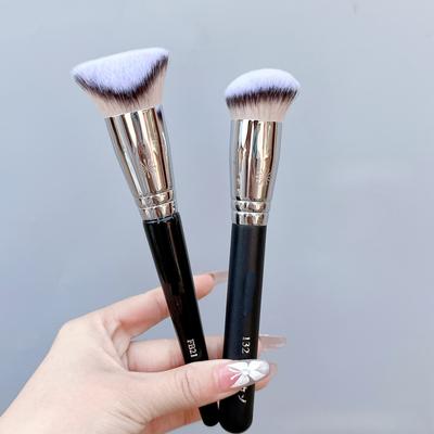 PA Foundation Brush 3D Shape Soft Synthetic Hair Flawless Finish Face Buffing Makeup Brush Cosmetic Tool